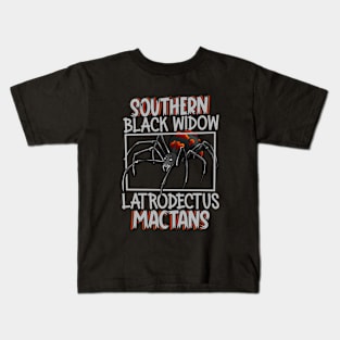 Southern black widow Kids T-Shirt